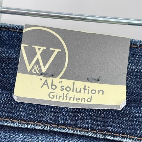 Wit & Wisdom Ab Solution Women's Low Rise Girlfriend Jeans 14W NWT - Picture 6 of 9